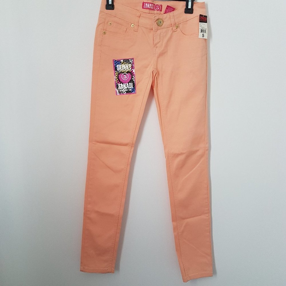 Zanadi Melon Skinny Jean - Size 5
